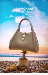 Fashionable Korean-style Large-capacity Leather Handbag